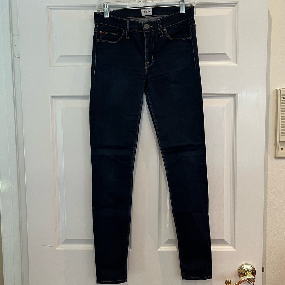 Hudson Dark Wash Skinny Jeans